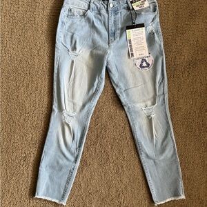 d. jeans Light Blue Distressed Skinny Jeans